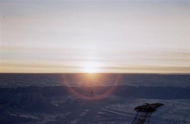 South Pole sunset